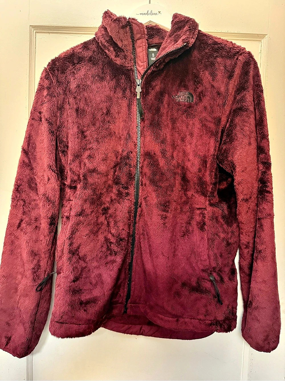 The North Face Osito Fleece Jacket Burgundy Medium